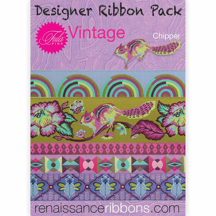 Tula Pink Vintage Ribbon Collection